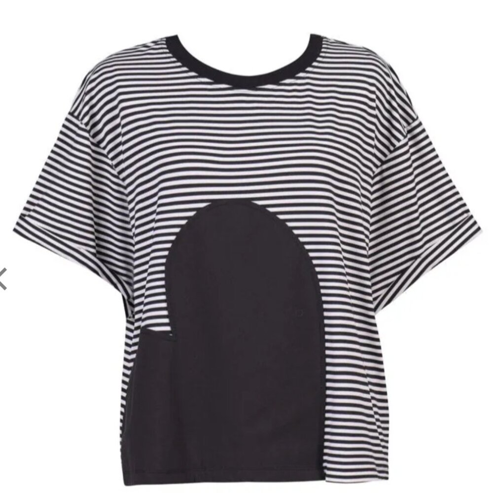 Urban by Alembika Heart applique stripe tee
